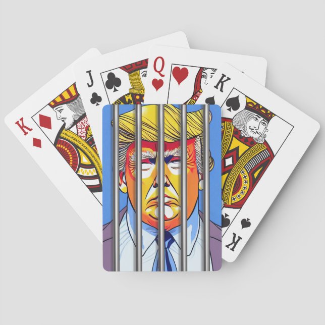 Jeu De Cartes Trump en prison Jouer aux cartes (dos)