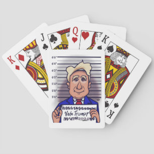Jeu De Cartes Trump Felonies Jouant Aux Cartes