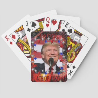 Jeu De Cartes Trump jouant aux cartes