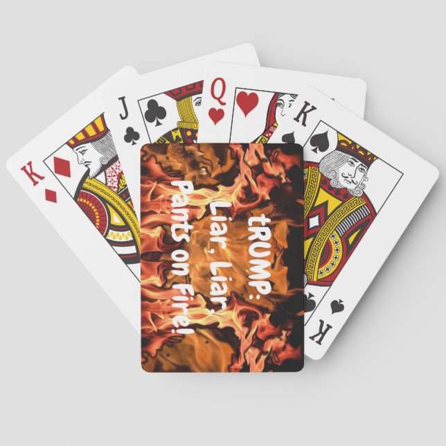 Jeu De Cartes TRUMP : Menteur, menteur, pantalon en feu ! (modif (dos)
