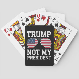 Jeu De Cartes Trump Pas Mon Président Anti Trump