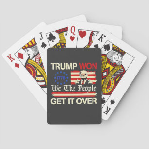 Jeu De Cartes Trump remporte la victoire du peuple sur l'inflati