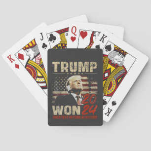 Jeu De Cartes Trump remporte le plus grand retour de l'histoire