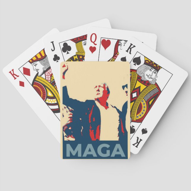 Jeu De Cartes Trump Survivor ! Revenez à l'Amérique CARTES MAGA  (dos)