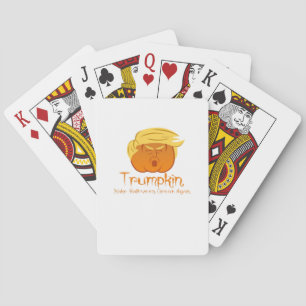 Jeu De Cartes Trumpkin Classic & Drôle Design Pour Halloween
