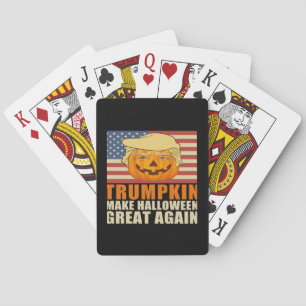 Jeu De Cartes Trumpkin Halloween Funny Classic & Basic Design