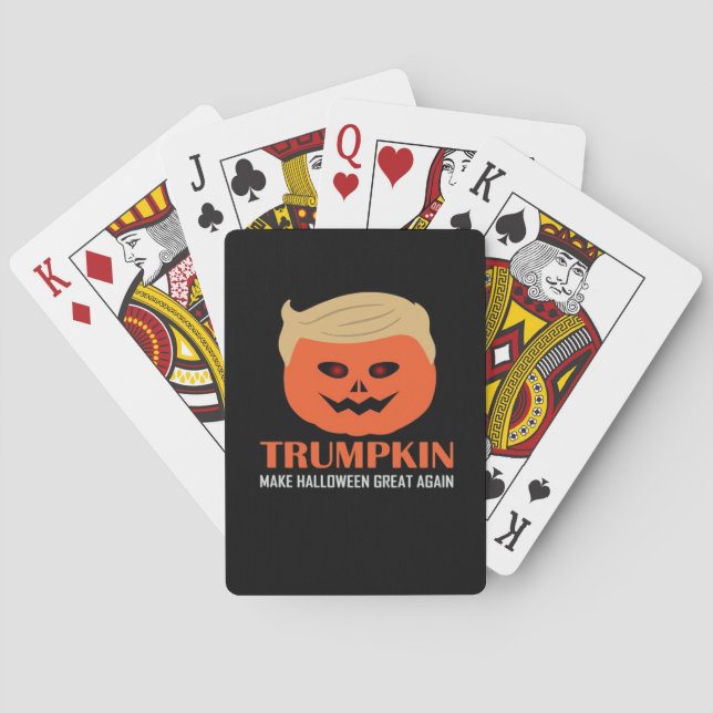 Jeu De Cartes Trumpkin rendre Halloween grand encore drôle P Éff (dos)
