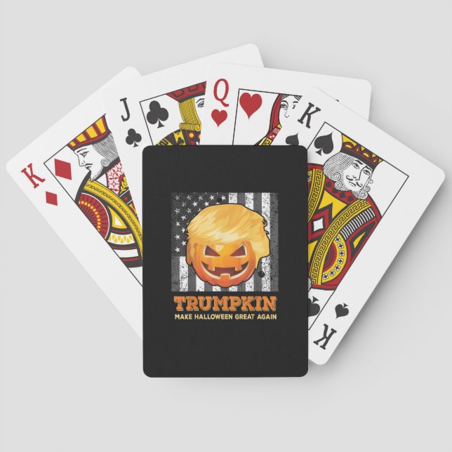 Jeu De Cartes Trumpkin Rendre Halloween grand encore Président P (dos)
