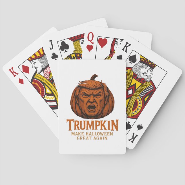 Jeu De Cartes Trumpkin... Rendre Halloween plus grand (dos)