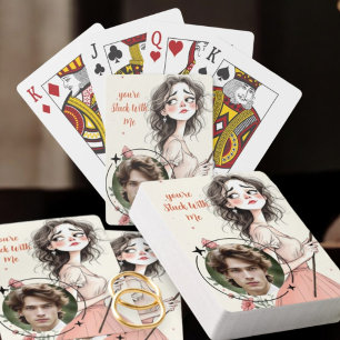 Jeu De Cartes Tu es coincé avec moi