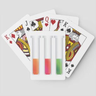 Jeu De Cartes Tubes de test scientifique