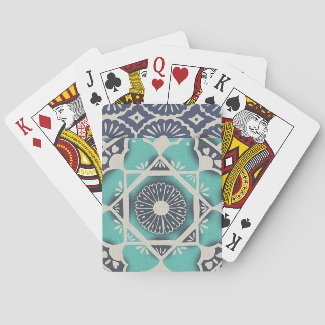 Jeu De Cartes Tuile Batik II (dos)