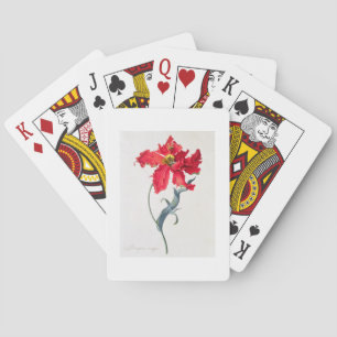 Jeu De Cartes Tulip Perroquet rouge