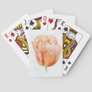 Jeu De Cartes Tulipe de couleur de cache