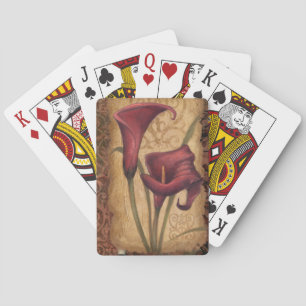 Jeu De Cartes Tulipes rouges I