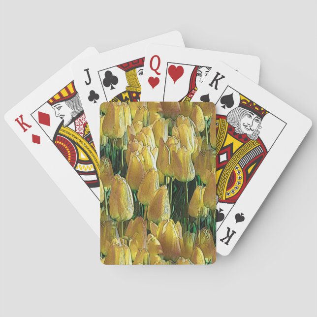 Jeu De Cartes Tulips Sunshine Yellow (dos)