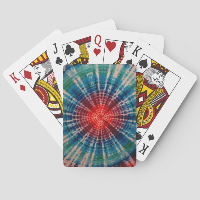 Jeu De Cartes Tunnel Tie Dye Bicycle Lecture Cartes (dos)