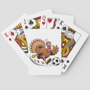Jeu De Cartes Turquie Jouer au football Thanksgiving Sport amour