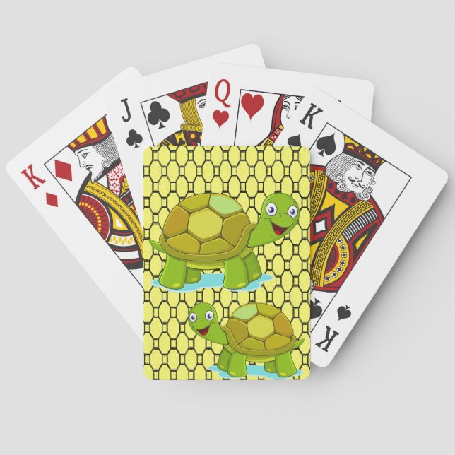 Jeu De Cartes Turtle Jeu de carte Deck (dos)