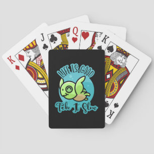 Jeu De Cartes Turtle Lover La Vie Est Bonne Avec Une Tortue