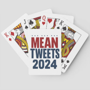 Jeu De Cartes Tweets méchants 2024 Élection drôle Trump 