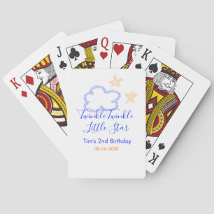 Jeu De Cartes Twinkle scintillement petite étoile anniversaire v