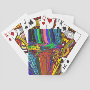 Jeu De Cartes Twirlers colorés Abstraits / Poussés et Pinchés /