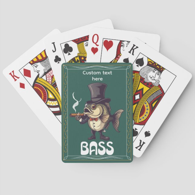 Jeu De Cartes Tycoon Bass à grande bouche du lac classique  (dos)