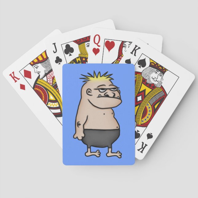 Jeu De Cartes Type apathique de bande dessinée (dos)