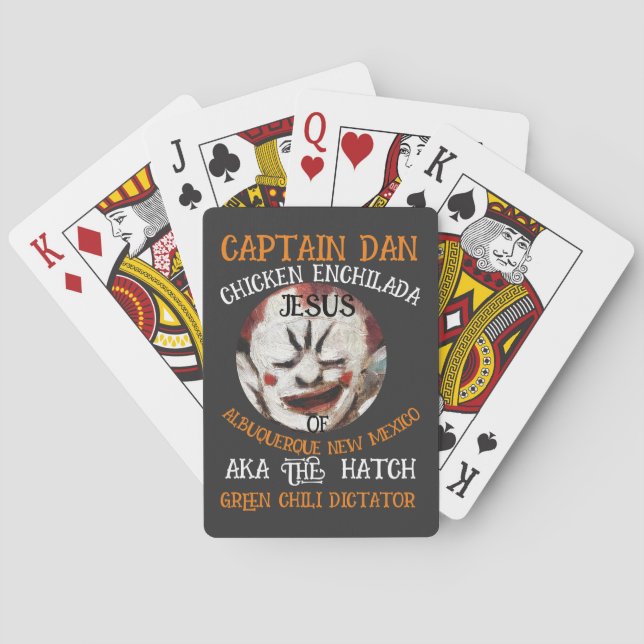 JEU DE CARTES TZAR CAPT DAN POULET ENCHILADA JESUS ALBUQUERQUE (dos)