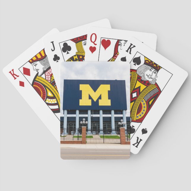 Jeu De Cartes U de M Playing Cards, Université du Michigan (dos)