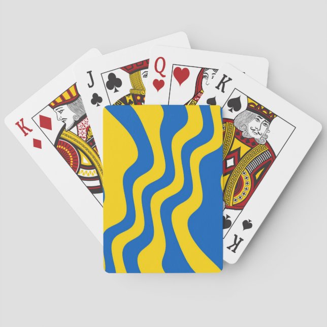 Jeu De Cartes Ukraine - Drapeau (dos)