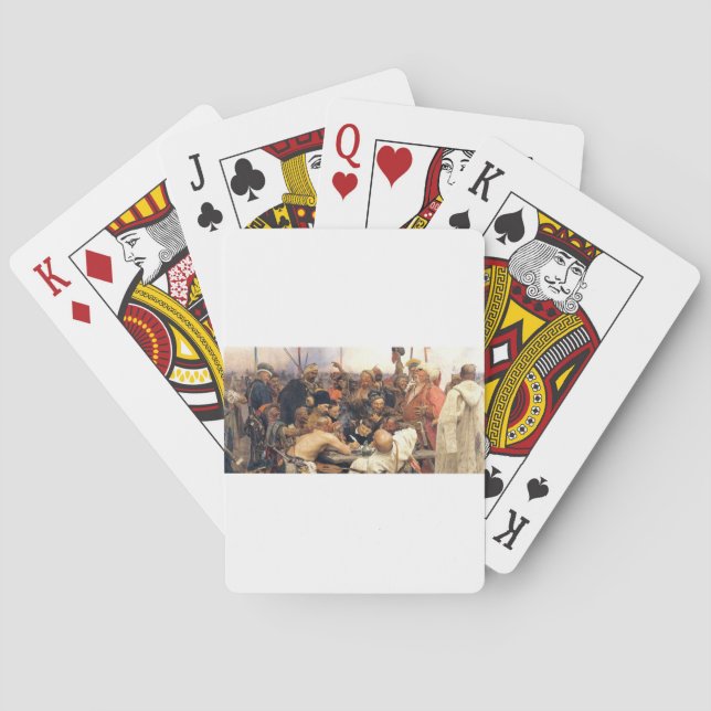 Jeu De Cartes Ukrainian Kozaky/Cossacks by Repin (dos)