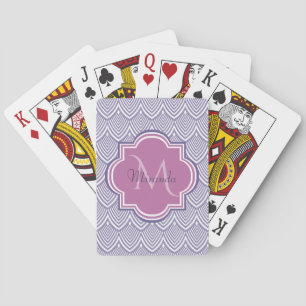 Jeu De Cartes Ultra Violet Arborescence pétoncles Nom du monogra
