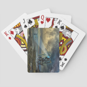 Jeu De Cartes Un Alien visite la Terre rencontre un surfeur