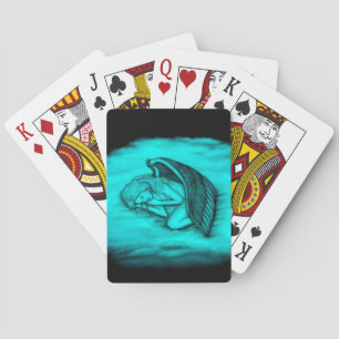 Jeu De Cartes Un Ange endormi sur les nuages des cieux