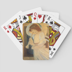 Jeu De Cartes Un ange jouant du flageolet par Burne-Jones