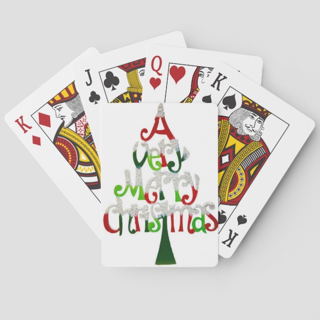 Jeu De Cartes Un arbre de Noël très joyeux (dos)