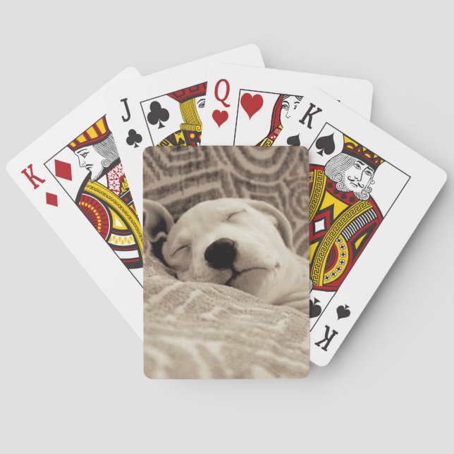 Jeu De Cartes Un chien fatigué (dos)