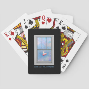 Jeu De Cartes Un cochon qui passe devant la fenêtre