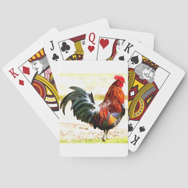 Jeu De Cartes Un coq (dos)