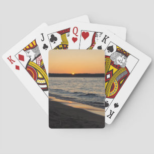 Jeu De Cartes Un coucher de soleil sur la route