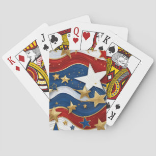 Jeu De Cartes Un coup sur le drapeau américain Classic Playing C
