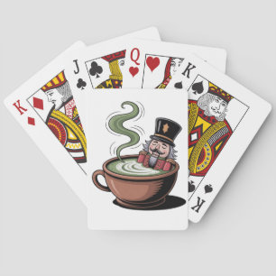 Jeu De Cartes Un craquelin amusant sur un Matcha Bathub Noël