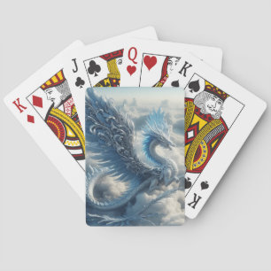 Jeu De Cartes Un dragon superbe entouré de nuages