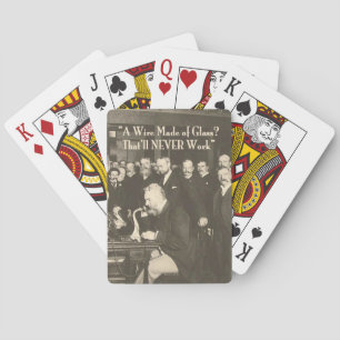 Jeu De Cartes Un fil fait de verre, une technologie humoristique