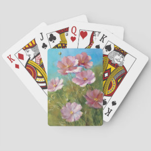 Jeu De Cartes Un jardin floral rose