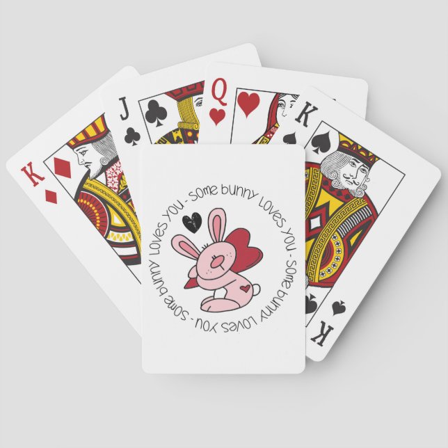 Jeu De Cartes Un Lapin T'Aime (dos)
