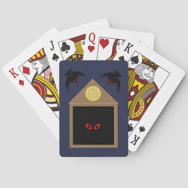 Jeu De Cartes Un manque de générosité de Ravens Halloween (dos)