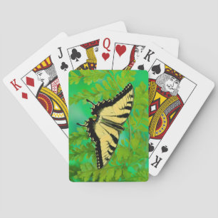 Jeu De Cartes Un papillon Papilio posé